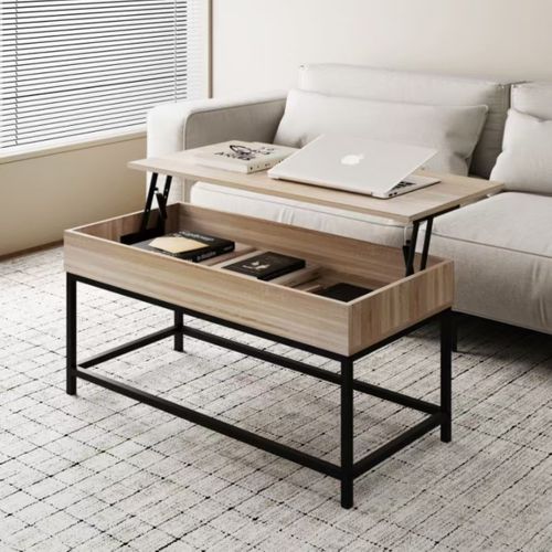 Table basse LEVO Imitation chêne