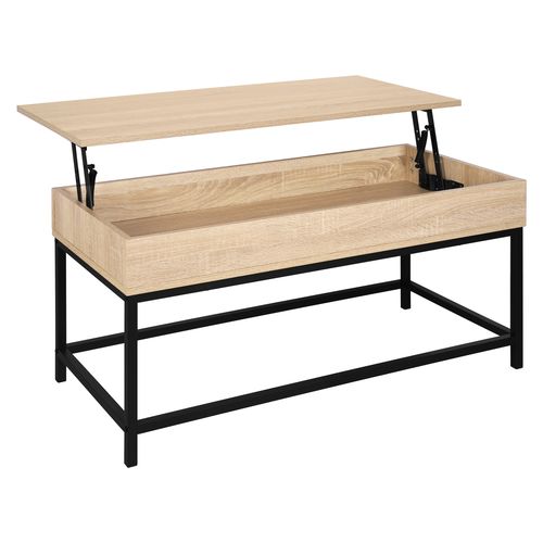 Table basse LEVO Imitation chêne