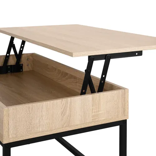 Table basse LEVO Imitation chêne