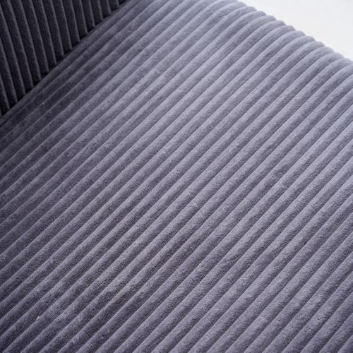 Fauteuil velours HONORE Gris