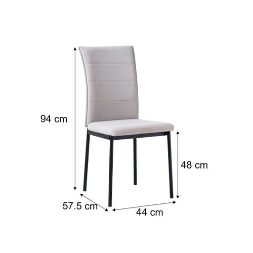 Chaise CHARLINE Gris