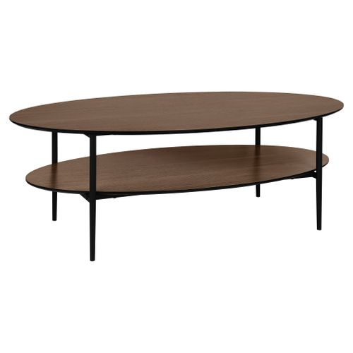 Table basse LUNERA Imitation noyer