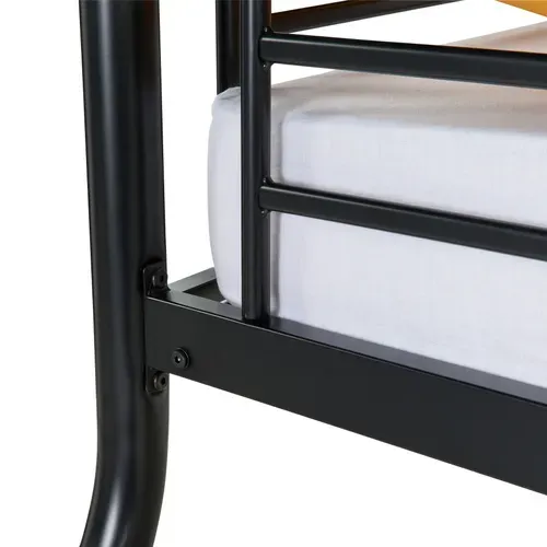 Lit superposé 140/90x190 cm URBAN 3 métal noir vue accessoires