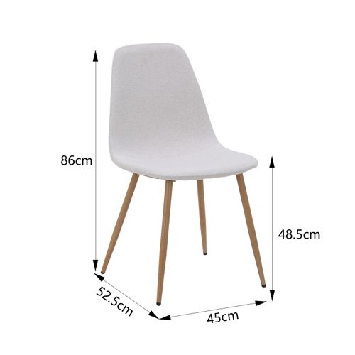 Chaise AUDE Écru