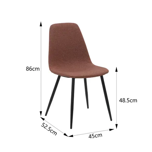 Chaise AUDE Terracotta