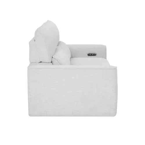 Canapé relax 3 places JEAN tissu gris clair