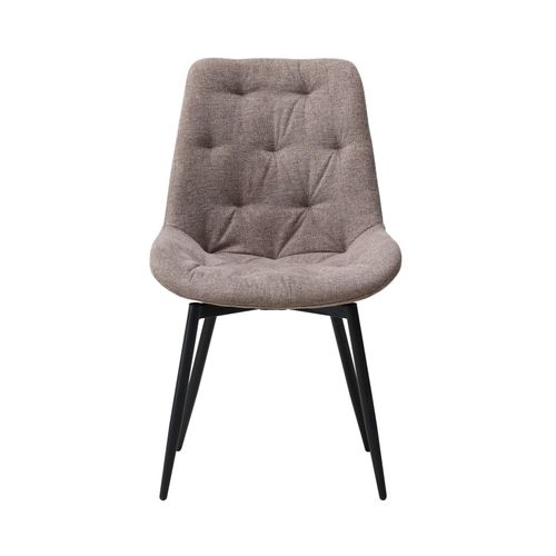Chaise pivotante ARMEL Taupe vue de face