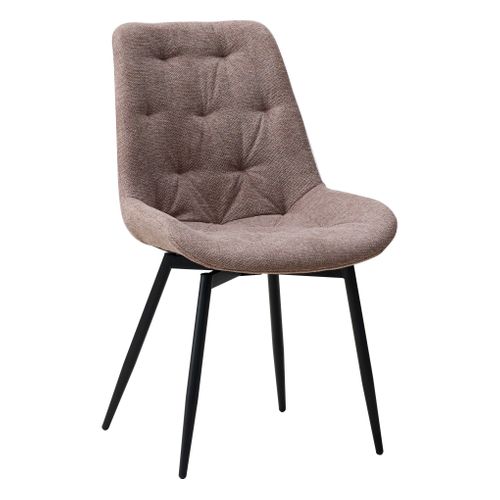 Chaise pivotante ARMEL Taupe vue 3/4