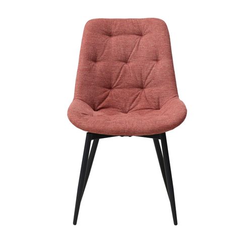 Chaise pivotante ARMEL Terracotta vue de face