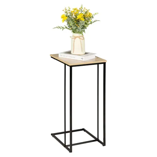 Bout de canapé EASY Imitation chêne et noir