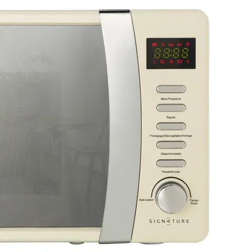 Four micro-ondes monofonction SIGNATURE RETRO 20UX74-L vue détaillée