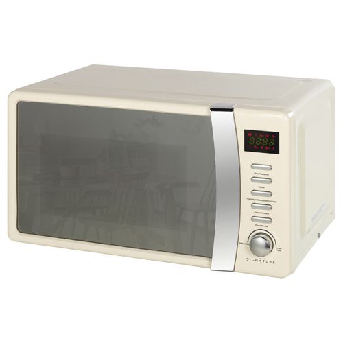 Four micro-ondes monofonction SIGNATURE RETRO 20UX74-L vue de profil