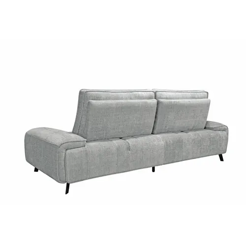 Canapé relax 3 places ALTO tissu gris vue de derrière