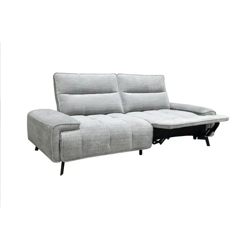 Canapé relax 3 places ALTO tissu gris