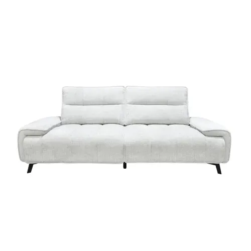 Canapé relax 3 places ALTO tissu galet