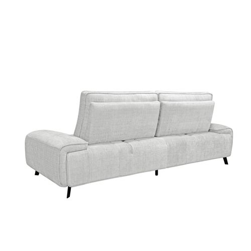 Canapé relax 3 places ALTO tissu galet