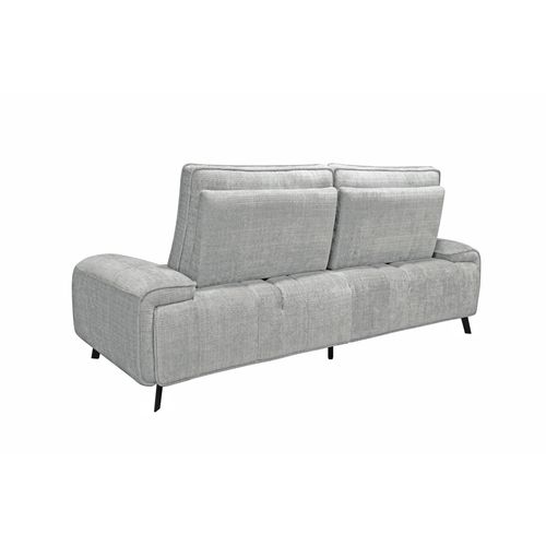 Canapé relax 2 places ALTO tissu gris vue de derrière