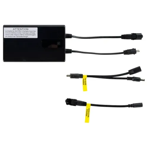 Batterie écran LCD + 2 câbles 2200 mAh pour canapés relax vue de face
