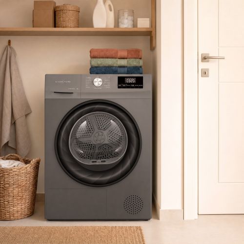 Sèche-linge hublot SIGNATURE SLFPACS9C/2 9kg Gris foncé vue d'ambiance 1
