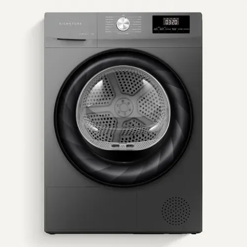 Sèche-linge hublot SIGNATURE SLFPACS9C/2 9kg Gris foncé vue de face