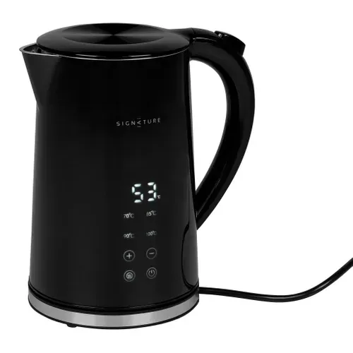 Bouilloire SIGNATURE KED0001-GS noir vue 3/4