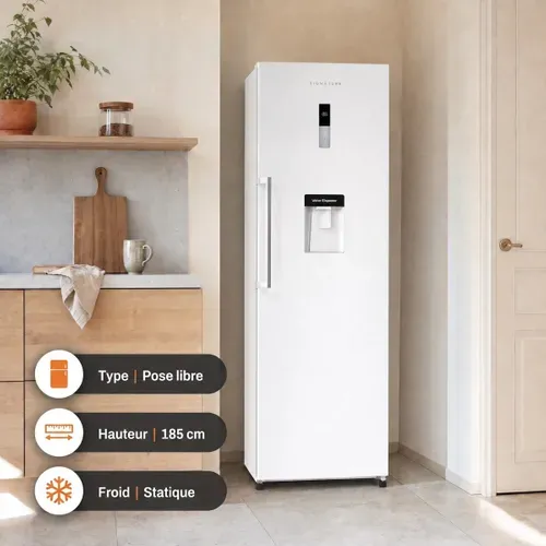 Réfrigérateur 1 porte SIGNATURE SFM373DWAQUA 373L Blanc
