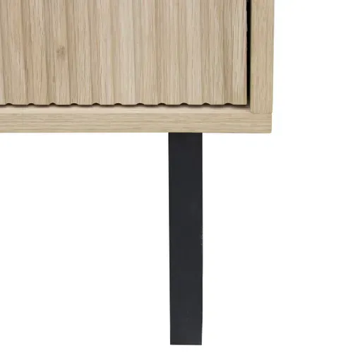 Buffet 4 portes L.178 VALENTINE imitation chêne clair