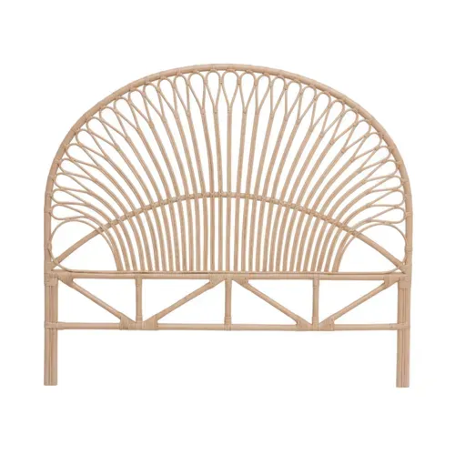 Tête de lit L.160 cm KOALI en rotin vue de face