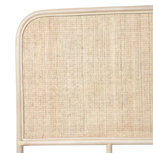 Tête de lit L.166 cm JAVA en rotin vue détaillée