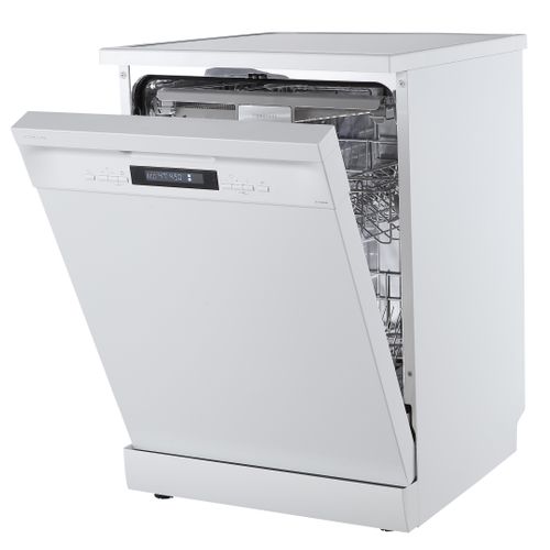 Lave-vaisselle pose libre SIGNATURE SLV16A42W 16 couverts Blanc vue de profil