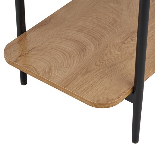Console EVA Imitation chêne et noir vue accessoires