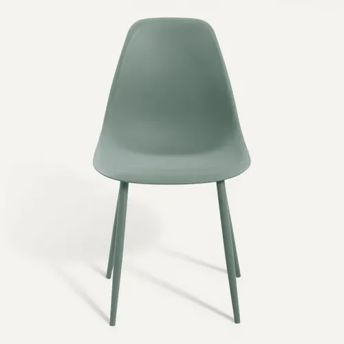 Chaise RAINA Kaki vue de face