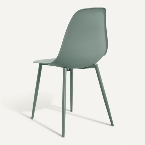 Chaise RAINA Kaki vue de derrière