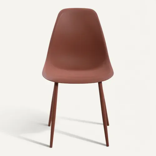Chaise RAINA Terracotta vue de face