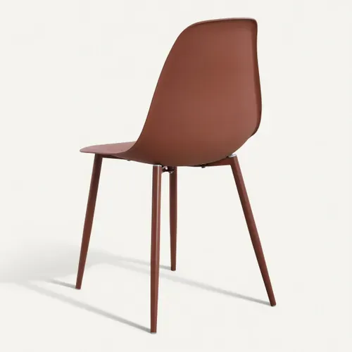 Chaise RAINA Terracotta vue de derrière