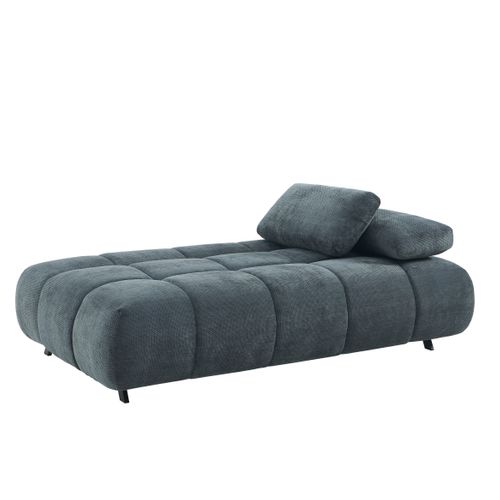 Banquette-lit BUBBLE tissu gris foncé