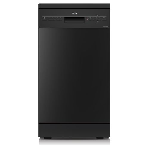 Lave-vaisselle pose libre FAR LV10C47M24DB 10 couverts Noir vue de face