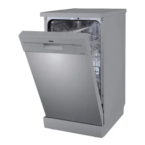Lave-vaisselle pose libre FAR LV10C47M24DX 10 couverts Inox vue de profil