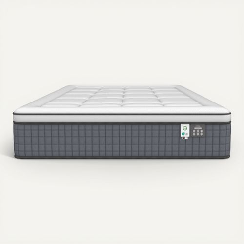 Matelas ressorts avec confort au choix et face été/hiver 140x190 cm SYMBIOZ ép. 26 cm vue de face