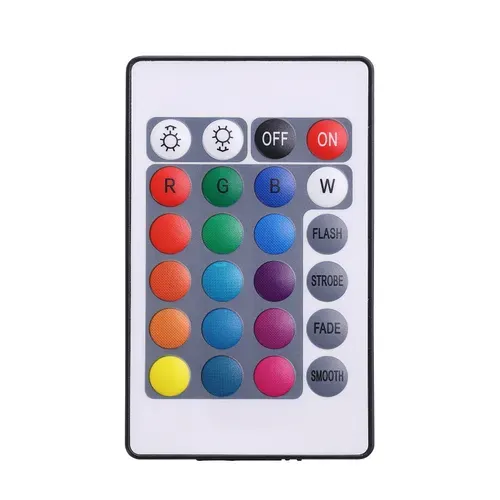 Lit coffre 140x190 cm avec LED SALOME tissu bouclette blanche vue détaillée