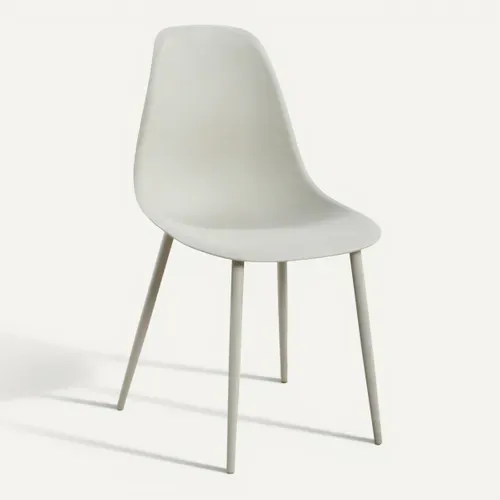 Chaise RAINA Beige vue 3/4