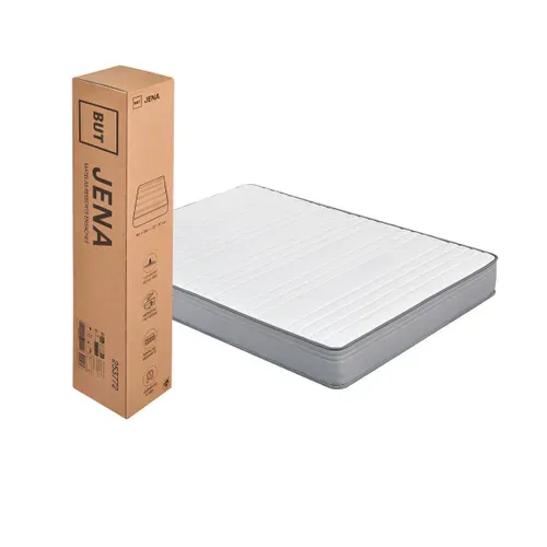 Matelas ressorts 140x190 cm ép. 22 cm JENA avec mousse à mémoire de forme vue accessoires