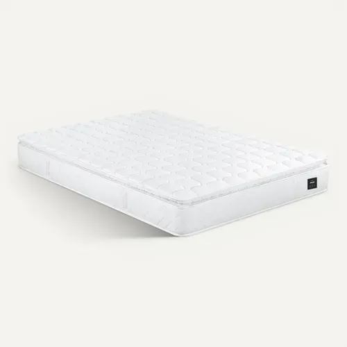 Matelas ressorts 160x200 cm avec 2 cm de mémoire de forme PERLE ép. 26 cm vue 3/4