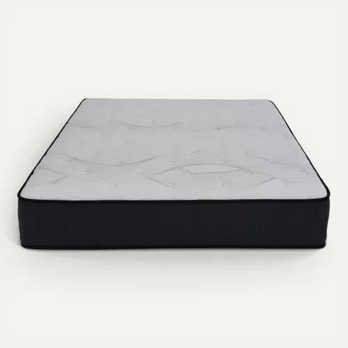 Matelas 180x200 cm ressorts avec 2 cm de mémoire de forme SENZA ép.25 cm vue de face