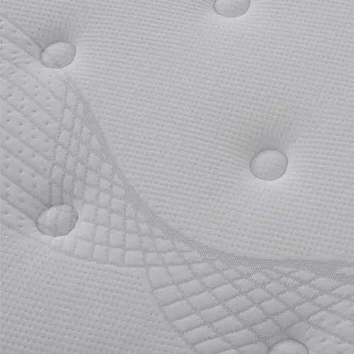 Matelas 180x200 cm ressorts avec 2 cm de mémoire de forme SENZA ép.25 cm vue de derrière