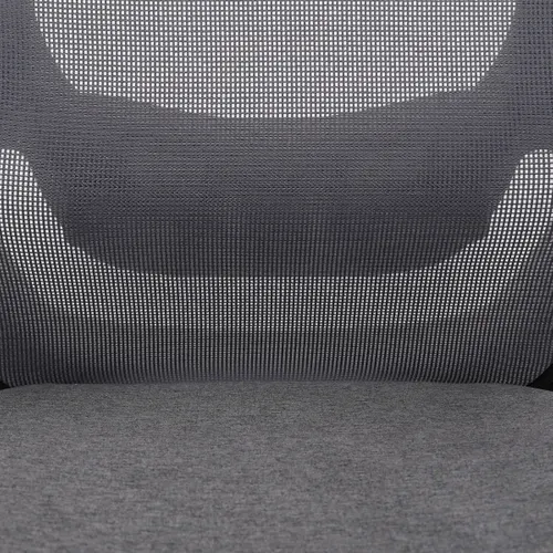 Fauteuil de bureau ergonomique gamer MERLON tissu gris vue détaillée