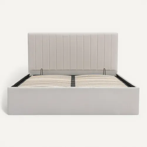 Lit coffre 140x190 cm SKY beige vue de face