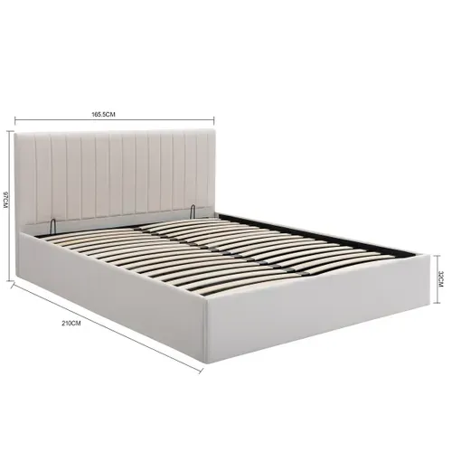Lit coffre 160x200 cm SKY beige