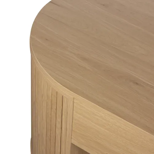 Table basse avec plateau relevable MISTI imitation chêne vue détaillée