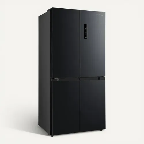 Réfrigérateur multi-portes SIGNATURE SFDOOR474DB 474L Noir vue 3/4